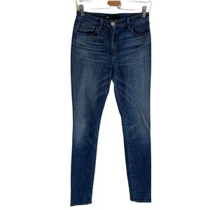 3x1 W3 Straight Authentic High Rise Blue Denim Jean 28